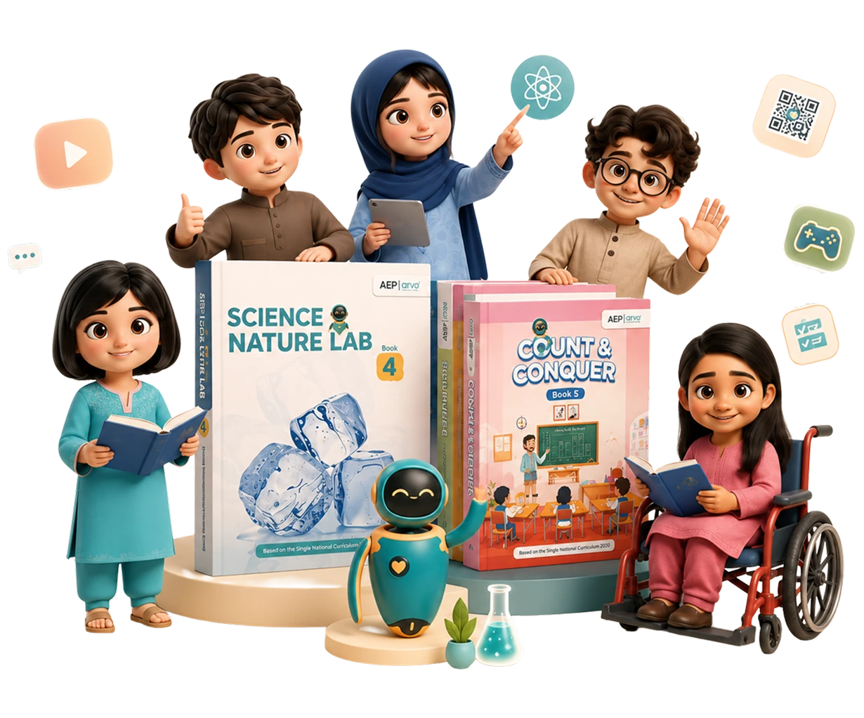 ARVO Education Press — books, characters, and digital content coming alive