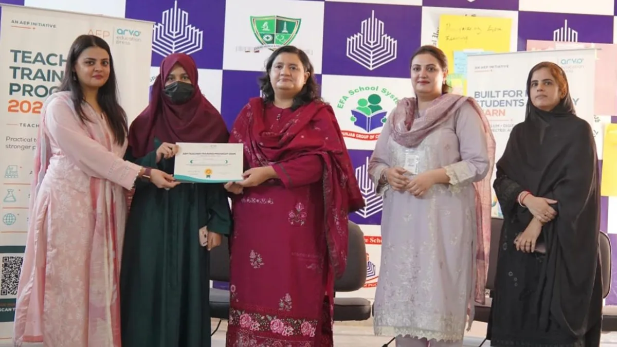 AEP Teacher Training Program session in Multan